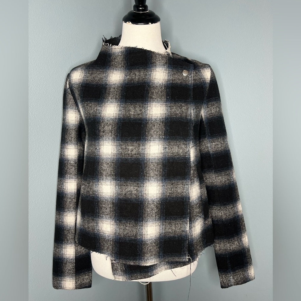 BB Dakota Quinn Plaid Flannel Jacket Size Small - Picture 6 of 9